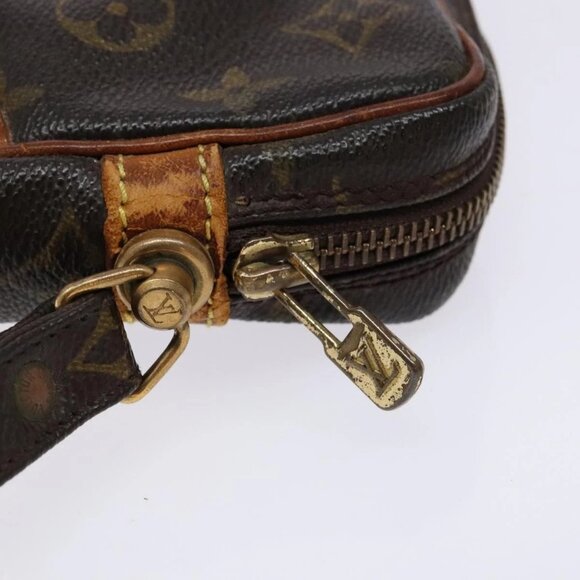 LOUIS VUITTON Monogram Marly Dragonne PM Clutch Bag M51827 LV Auth 140283 - Picture 8 of 16